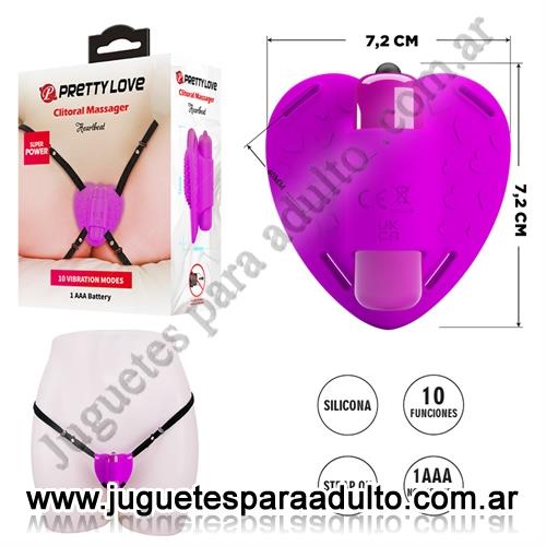 Estimuladores, Estimuladores de clitoris, Estimulador vaginal con 12 modos de vibracion con correa sujetadora