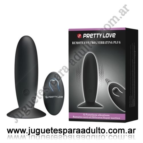 Anales, Anal con vibrador, Dilatador anal liso con control remoto y carga USB