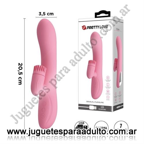 Estimuladores, Estimuladores de clitoris, Vibrador estimulador de punto g con masajeador de clitoris rotativo