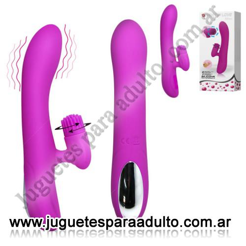 MARCAS IMPORTADAS, Pretty Love, Vibrador 7 funciones con estimulador rotativo de clitoris y USB Marcas Importadas, Pretty Love, Vibrador 7 funciones con estimulador rotativo de clitoris y USB