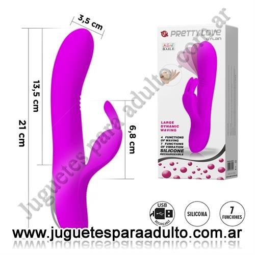 Vibradores, Vibradores con estimulacion, Vibrador con estimulador oscilante de punto G