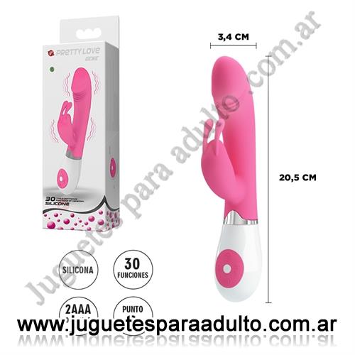 Estimuladores, , Gene vibrador con estimulador de clitoris y varias funciones