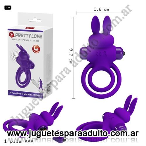 Especificos, Vibradores con anillo, Anillo vibrador para retardar la eyaculacion y 10 velocidades