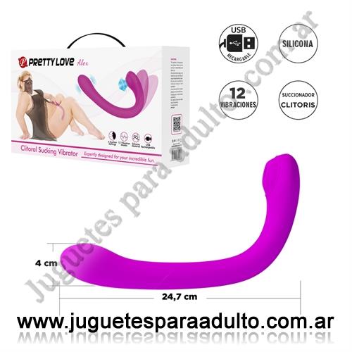 Estimuladores, Estimuladores femeninos, Succionador de clitoris con vibracion y carga USB