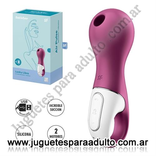 Vibradores, Vibradores premium, Lucky Libra succionador estimulador de clitoris con carga USB