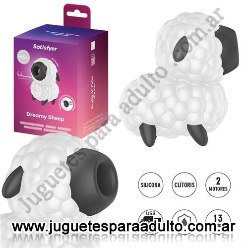 Vibradores, Vibradores Usb recargables, Dreamy Sheep Succionador de clitoris con carga USB