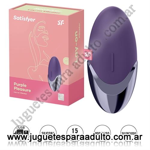 Estimuladores, , Purple Pleasure estimulador de clitoris con carga USB