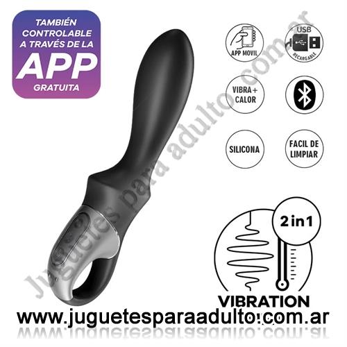 Marcas Importadas, Satisfyer, Heat Climax vibrador con funcion calor y control via app