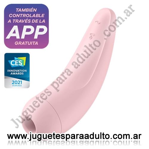 Marcas Importadas, Satisfyer, Satisfyer Curvy 2 succcionador de clitoris con control mediante bluetooth