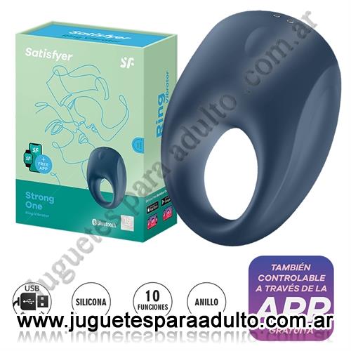 Estimuladores, Estimuladores con APP, Strong One Ring anillo vibrador con control mediante APP