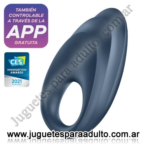 Vibradores, , Powerful One Anillo vibrador con control via APP y carga USB