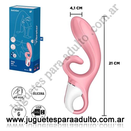 Productos eróticos, , Hug Me estimulador de punto G con estimulacion de clitoris y manejo via APP