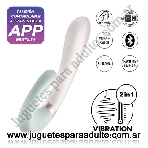 Marcas Importadas, Satisfyer, Heat Wave Estimulador femenino con calor y control via APP