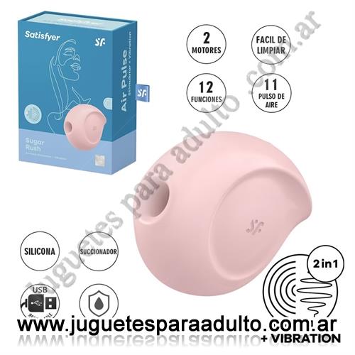 Estimuladores, Estimuladores femeninos, Succionador portable Sugar Rush con carga USB