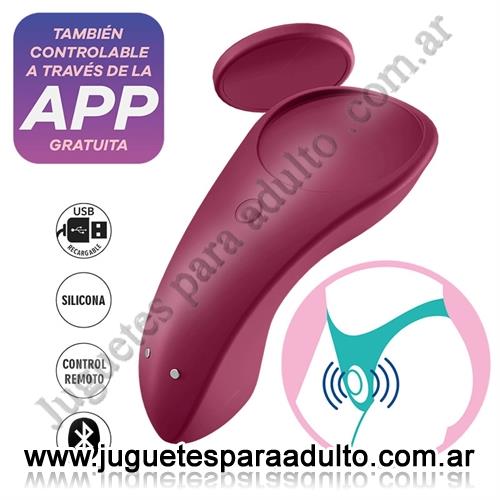 Marcas Importadas, Satisfyer, Sexy Secret estimulador para ropa interior con control via APP