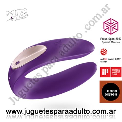 Marcas Importadas, Satisfyer, Estimulador para parejas. Control remoto, carga USB. 10 Veloc.