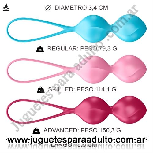 Marcas Importadas, Satisfyer, Set de bolitas chinas de distitntos pesos