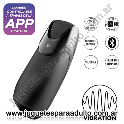 Estimuladores, Estimuladores masculinos, Men Vibration Masturbador con carga USB y control Via App