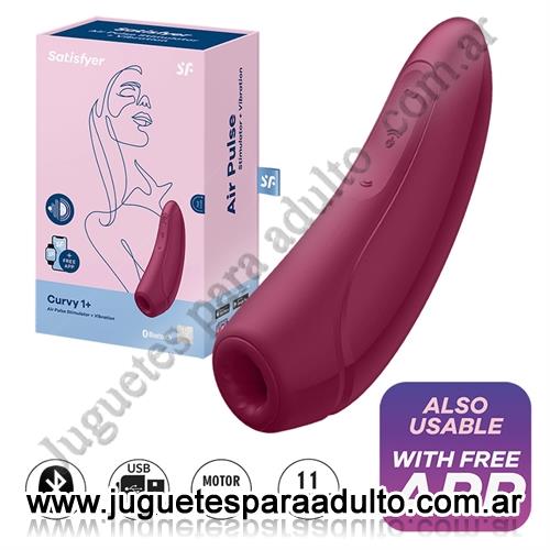 Estimuladores, , Curvy 1+ Succionador de clitoris con control Bluetooth