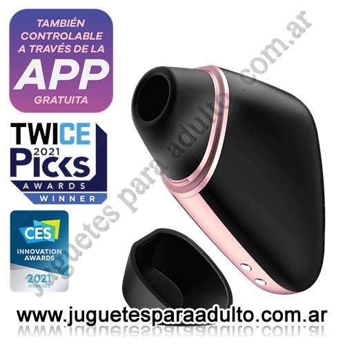 Marcas Importadas, Satisfyer, Love Triangle succionador con carga USB y control via APP