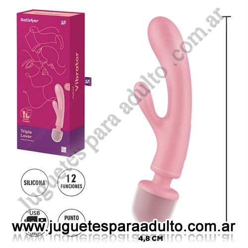 Estimuladores, , Triple Lover Estimulador con 3 motores y 24 modos de vibracion