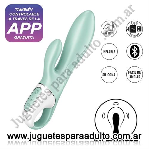 Productos eróticos, Usb recargables, Air Pump Bunny 5 estimulador con APP