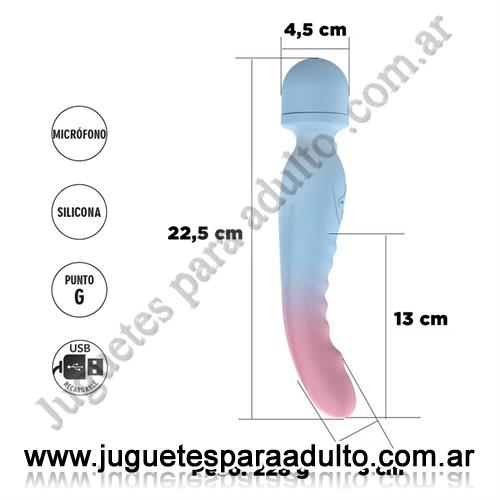 Estimuladores, Estimuladores femeninos, Doble vibrador microfono y estimulacion punto G