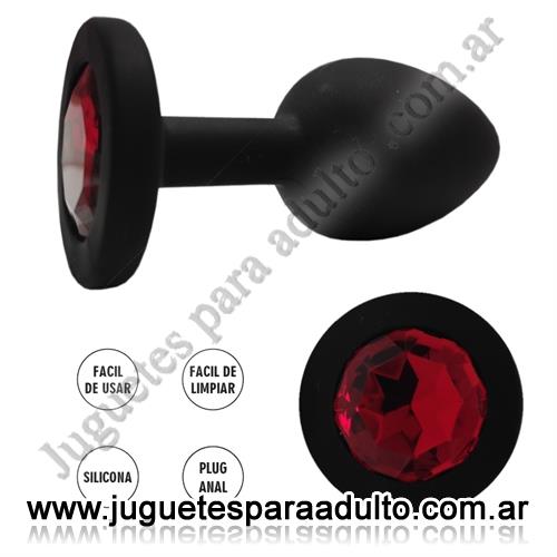 Anales, , Plug stone de silicona con joya