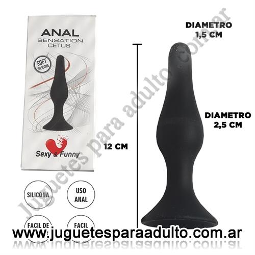 Anales, Anal sin vibrador, Dilatador anal silicona tamaño large