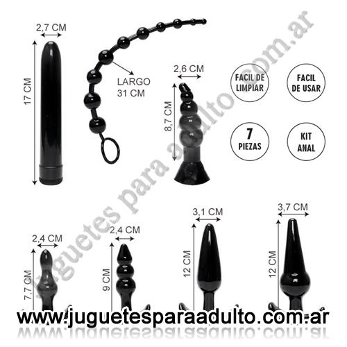 Anales, Anal con vibrador, Kit de dilatadores anales Hydra