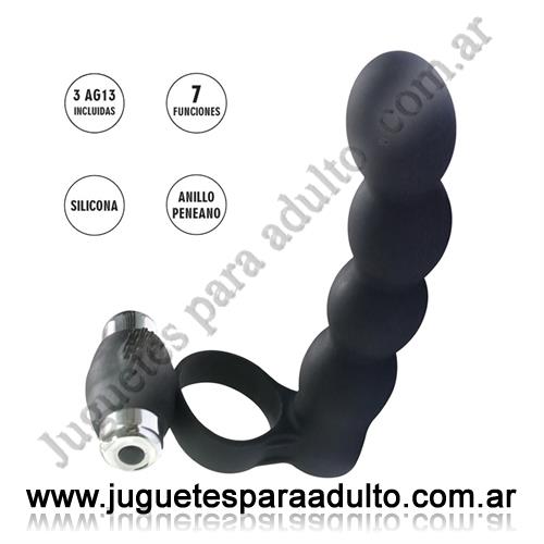 Vibradores, Anillos con vibrador, Sculptor anillo para pene con dilatador y vibracion