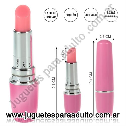 Estimuladores, , Andromeda Bala vibradora con forma de labial Rosa