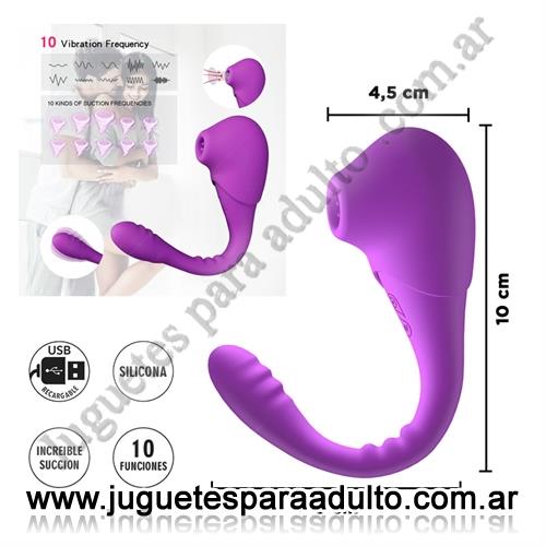 Estimuladores, Estimuladores de clitoris, Pictor estimulador para parejas con succionador y vibrador