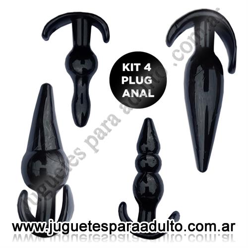 Anales, Varitas anales, Kit de 4 piezas de dilatadores anales