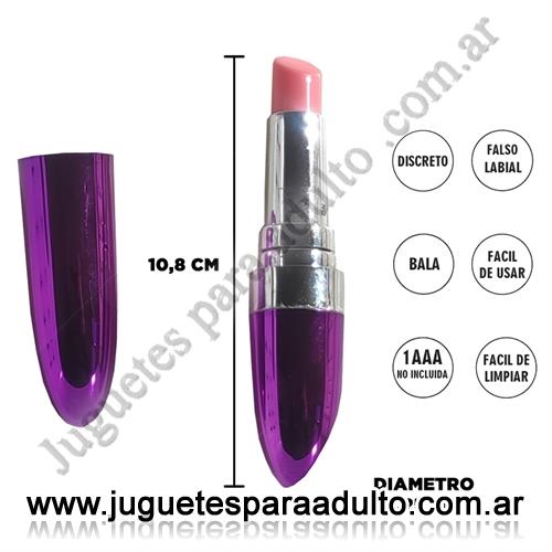 Estimuladores, Balas vibradoras, Lapiz labial vibrador violeta