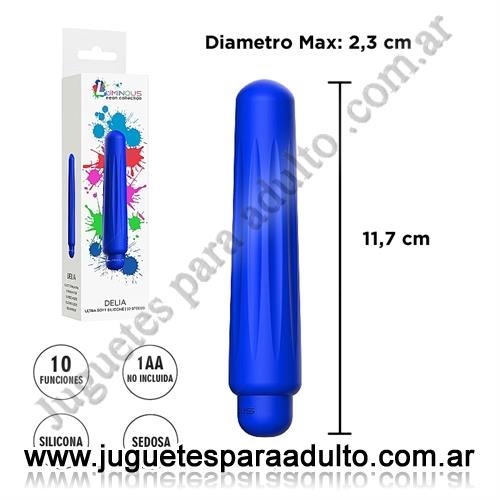 Marcas Importadas, Shots, Vibrador luminous con 10 modos de vibracion