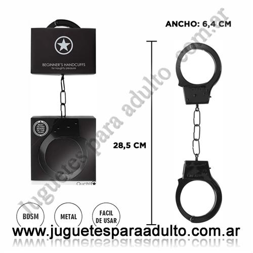 Accesorios, , Esposas de metal negras