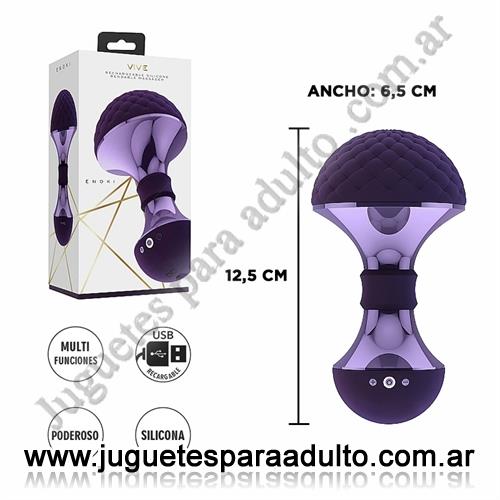 Productos eróticos, Usb recargables, Masajeador vaginal con cabezal flexible y motor potente