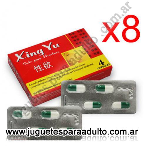 Productos eróticos, , Xing Yu X8 Vigorizante Masculino En Capsulas