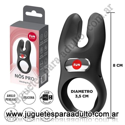 Marcas Importadas, Fun Factory, Nos XL Anillo extra grande con vibracion y carga USB