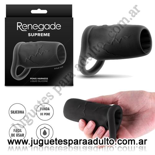 Especificos, Anillos sin vibrador, Renegade Supreme: diseño flexible y realista para potenciar tamaño y sensaciones