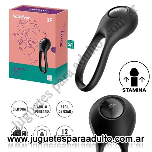 Accesorios, Accesorios eroticos, Majestic Duo Anillo para el pene de silicona innovador y flexible